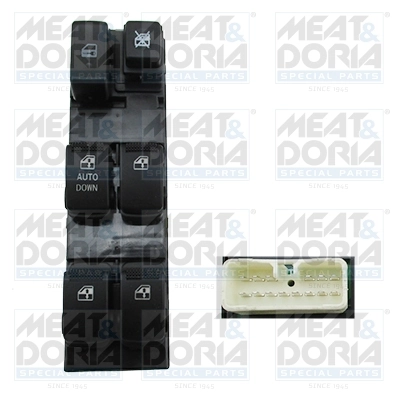 Switch, window regulator